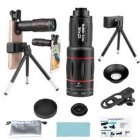 36x Monocular Telephoto Phone Lens With Phone Clip Phone Camera Lens With Tripod Zoom Cellphone Camera Lens For Android & Phone Part