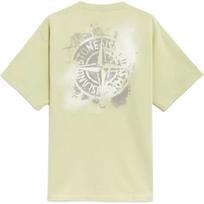 Stone Island Camo One Print T-Shirts Pistachio Men Tops Green 80152RCE6-V0051 L