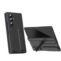Phone Case For Samsung Galaxy Z Fold 7 Luxury invisible Bracket Hinge Protection PC Cover + Tempered Glass Film juoda