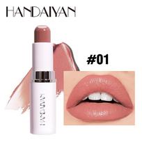 8 spalvų matiniai lūpų dažai vandeniui atsparūs Velvet Nude lūpų dažai Sexy Red Brown Pigments Makeup Ilgalaikis profesionalus lūpų makiažas 01