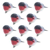10Pcs Artificial Bird Realistic Vivid Plastic Bird Figures Christmas Tree Decoration Craft for Home Decor Bird