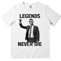 Legend Never Dies  Charlie Kirk Printed TShirt  Mens and Womens Universal Casual Street Human Rights Theme Short Sleeve S