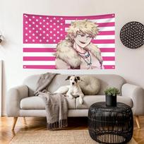 VIKAMA Bakugo Katsuki Tapestry My Hero Academia Bnha Wall Art Anime Fan Gift Bedroom  Living Room Aesthetic Decor 74x94cm(29x37in)