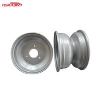 8-Inch Silver Steel Wheel Rim Hub for Motorcycle/ATV (3-Hole) 39975