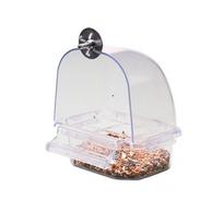 Hanging Bowl Bird Cage Feeder Automatic Water Dispenser Feeding Watering Supplies Parrot Birds Water Hanging Bowl Plastic 01