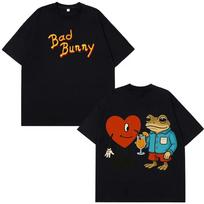 2026 Rapper Bad Bunny Debi Tirar Mas Fotos DTMF World Tour T Shirts Men's Women Hip Hop T-shirts Summer Cotton Harajuku Tees 4XL