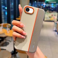 For iphone 17e 16e Case Individual Metal Keys Different Leather Textures Good Grip Trendy Case Cover PU Leather&iPhone17e