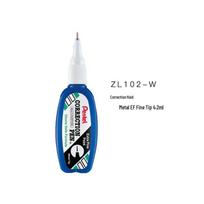 Pentel Quick-Dry Correction Pen, Steel Nib, White (ZL31/33/62/72W). white