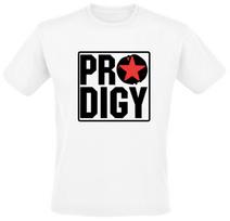 Red Star The Prodigy Band T-Shirt 100% Cotton Graphic Tee Men Women Summer Streetwear Top S įvairiaspalvis