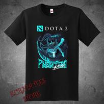 Dota 2 Phantom Assassin Men's Black Size S to 5XL L gray