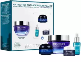 Biotherm Set: Blue Pro-Retinol Multi-Correcting Face Cream, 50 ml + Life Plankton Elixir Regenerating Day  AND  Night Face Serum, 7 ml + Blue Therapy Anti-Aging Night Face Cream, 15 ml + Blue Therapy