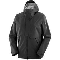 Salomon Outerpath 2.5 Layer Professional Fabric Technology Quick-Dry Breathable Waterproof Lightweight Ski Jacket Men Jacket Black LC2206000 XL black