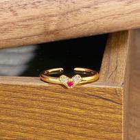 Blind Box Medieval Vintage Retro Zir*****Pen Ring Personality Advanced Sense Stacked Ring Adjustable opening