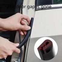 2X B Pillar Universal Rubber Car Door Seal Strip Weatherstrip Edge Moulding Trim