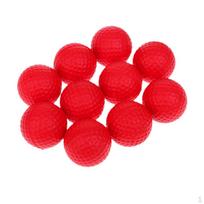 And Flexible Golf Balls for Enhanced Training - 6 Shades raudona