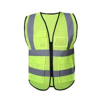 High Visibility Reflective Vest Yellow Reflective Vest Lightweight Breathable Vest for Car Safety Stay Safe on the Road 1