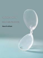 Silicone Breast Pasties: Waterproof, Sweatproof, Invisible Push-Up Nipple Covers for Swimsuits and Bikinis. Thin Transparent