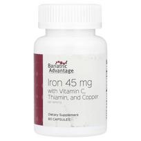 Bariatric Advantage, Vitamin C, Iron with Thiamine and Copper, 60 Capsules