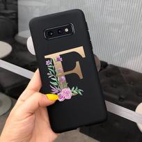 Cute Letters Cover For Samsung Galaxy S10 Plus Case S10 S10e Soft Silicone Phone Back Case For Samsung S10 S10e S10+ Cover Coque Galaxy S10E
