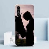 Žirgas Didelis Grožis Bėgantis Telefono Dėklas Skirtas Samsung Galaxy A17 A37 A57 A16 A15 A14 A13 A56 A55 A54 A53 A36 A35 A34 A33 A26 A25 A Samsung A56 gray