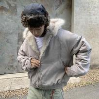 American Retro Woolen Collar Hooded Cotton Jacket Winter Thick Plush Top Men Street Hip-Hop Gothic Harajuku Oversize Jacket Coat M