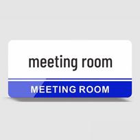 Acrylic Meeting Room Door Sign