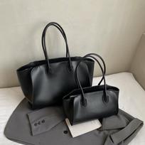 Luxury Women's Large Tote Bag Genuine Leather Shoulder Bags 2026 Female Retro Handbags High Quality Ladies Messenger Bag Black big