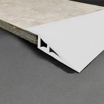 Self Adhesive Threshold Cover Wear-resistant Edging Trim Strip Flat Button Strip  Doorway White