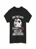Don't Mess With Grandmasaurus You'll Get Jurasskicked T Shirt Grandma Rex S įvairiaspalvis