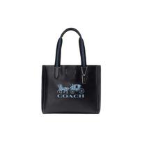Coach Derby 32 Tote Bag Women Tote Bags Navy-Blue CG469-SVEFH Basic Set (Bag+Dust Bag)