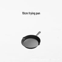 Cast Iron Flat-Bottom Wok Set: 3-Piece Non-Stick, No Coating Frying Pan for Home Cooking