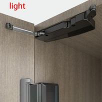 One-touch Opening Push To Open Cabinet Catches Free Handle Quiet Operation Hidden Cabinet Handles Adjustable Beautiful Design