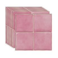 Lightweight 3D Tile Stickers Waterproof DIY Backsplash Tiles  Indoor Decoration