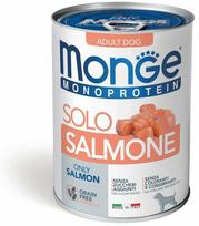 Šlapias šunų maistas Monge Monoprotein Solo, lašiša, 0.4 kg