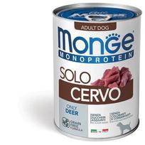 Šlapias šunų maistas Monge Monoprotein Solo, elnias, 0.4 kg