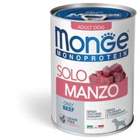 Šlapias šunų maistas Monge Monoprotein Solo, jautiena, 0.4 kg