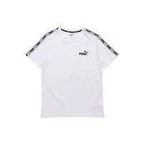 Puma Logo Print Taping Sports Round Neck T-Shirt Men Tops White 532557-02 2XL