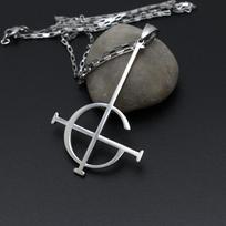 European and American Fashion Punk Style Planet Necklace Stainless Steel Men Pendant