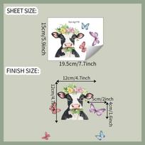 Personalized Butterfly-headed Stickers for The Bedroom Living Room and Entrance Switch To Beautify The Home Wall