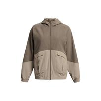 Under Armour ArmourSport Cargo Loose-Fit Colorblock Hooded Jacket With Drop Shoulders Women Jackets Light-Brown 1382699-200 M