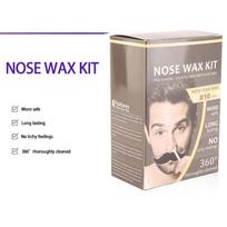 Nose Hair Removal Wax Kit Wax Beans Applicators Sticks Mustache Stickers Measuring Cup Paper Cups for Removing Nose