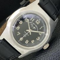 VINTAGE WEST END WATCH CO HAND-WINDING SWISS BOY BLACK DIAL WATCH a703797-1