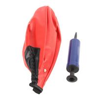 Inflatable Boxing Speed Ball Hanging Bag MMA Punching Training Exercise Equipment(Red) raudona