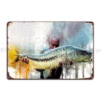 Jeremy Wades Mighty Rivers Metal Sign Garage Club Club Wall Plaque Designer Wall Mural Tin Sign Poster 20x30cm