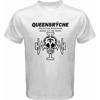 RAINMALKA Queensryche Operation Mind Crime Rock Band Men's T-Shirt White S balta