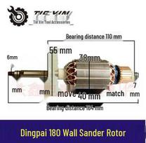 Wall Grinder Rotor - Dingpai 180, Item No. 00797
