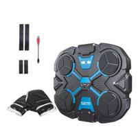 Muzikinė bokso mašina, montuojama ant sienos, su Bluetooth, bokso taikinys su LED, smūgių skaitiklis, reguliuojami režimai, elektroninis bokso treneris, smūgiavimo pagalvėlė 4Grid