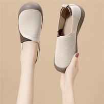 Lightweight mesh casual lazy shoes non-slip mother shoes comfortable soft sole single shoes one pedal soft surface breathable women's shoes 35