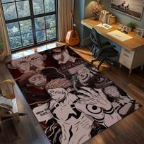 Jujutsu Kaisen Polyester Area Rug Anime Carpet Non Slip Living Room Bedroom Floor Decor -QJY 60x90cm