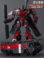 Naujausias Baiwei Tw1024 Fire Hero Optimus Gaisrinis Automobilis Transformuojamas 2-in-1 Robotas Automobilis Modelis Detalūs Veiksmo Figūrėlės Žaislas Kolekcionuojama Dovana